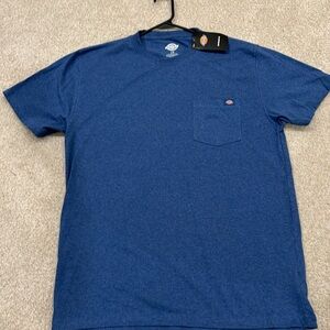 Dickies Heavyweight Pocket Tee Blue Size LG